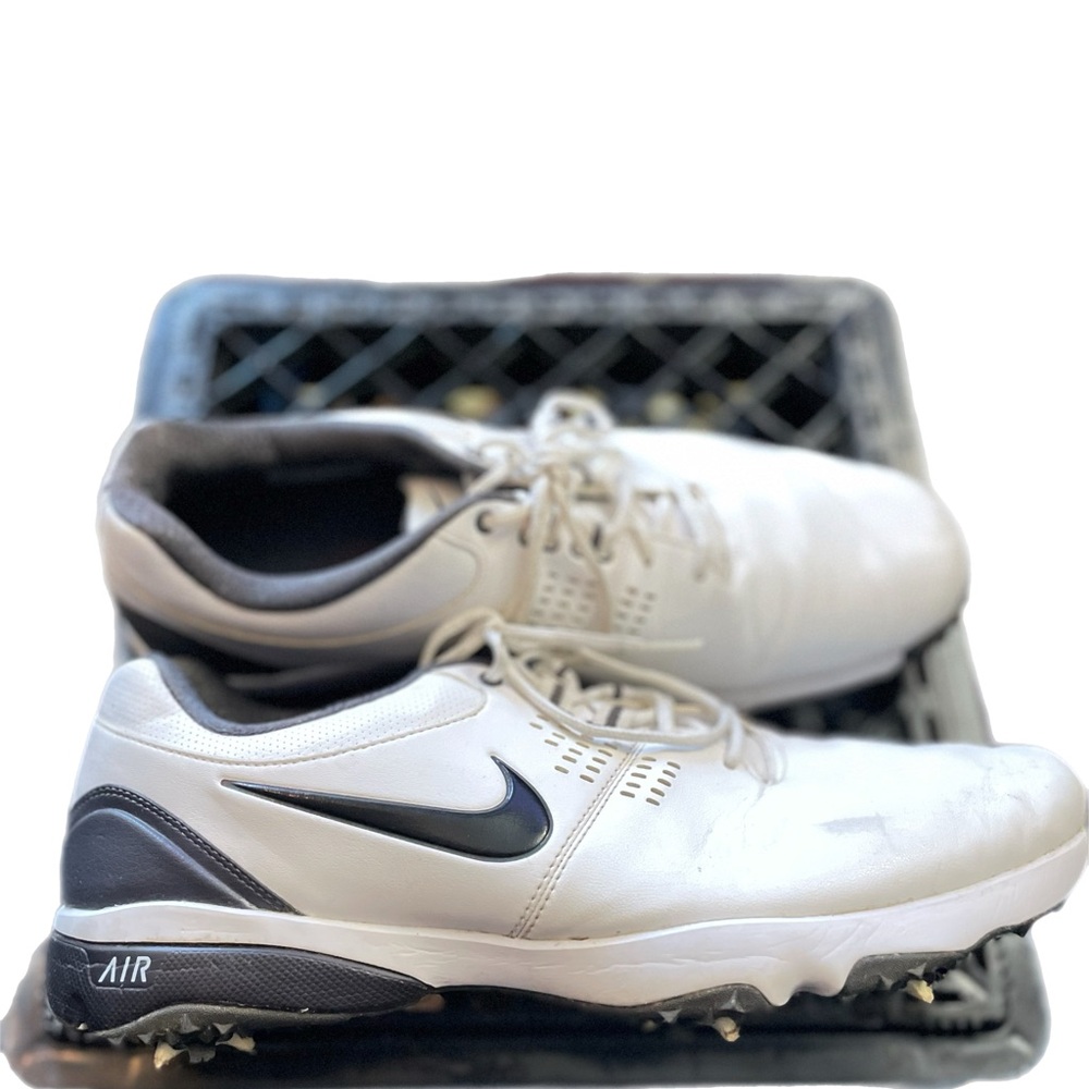 Nike Air Rival III 628533-101 Mens White Low Top Golf Athletic Shoes Size 9